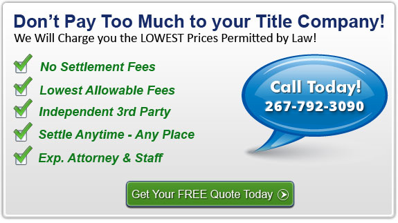 Lancaster County Title Insurance Quote